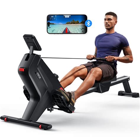 Magnetic Rowing Machine, UTRYUP Bluetooth Rower Machine for Home, Upgrade Resistance Strength ...