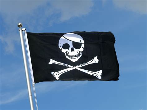 3x5 Pirate Flag - Royal-Flags.co.uk