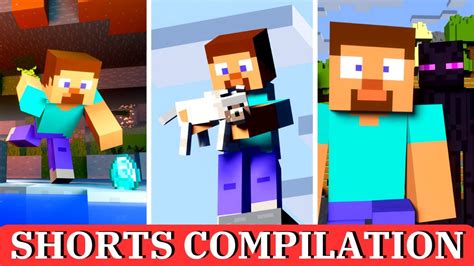 Minecraft Animated Shorts #1 - Minecraft Animation Compilation - YouTube