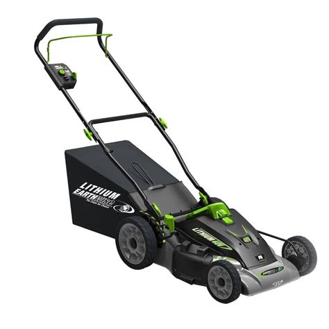 Earthwise 18 in. 3-in-1 40-Volt Lithium-Ion Walk Behind Cordless Electric Lawn Mower-60418 - The ...