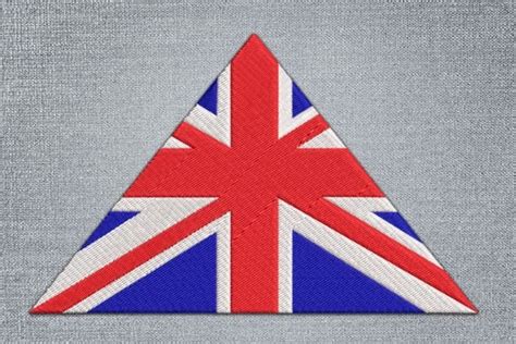 Union Jack Embroidery, Union Jack Flag · Creative Fabrica