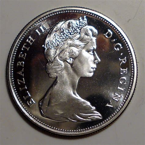 1965 Canada 50 Cents Silver Coin Very Nice! - Fifty Cents