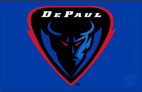 DePaul Blue Demons Logo - Alt on Dark Logo - NCAA Division I (d-h ...