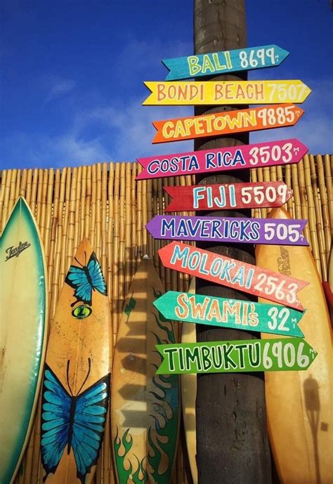 Tiki Bar, Beach Aesthetic, Summer Aesthetic, Costa Rica, Bali, Directional Signs, Tropical ...