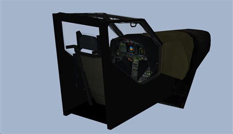 3d cockpit eurocopter tiger model