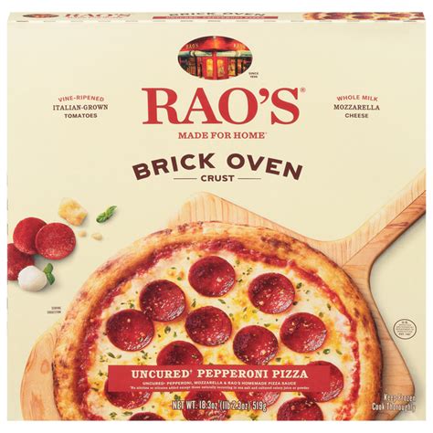 Save on Rao's Pizza Uncured Pepperoni Pizza Brick Oven Crust Order ...