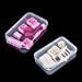 24 Pcs Mixed Sizes Rectangular Small Clear Plastic Storage Box ...