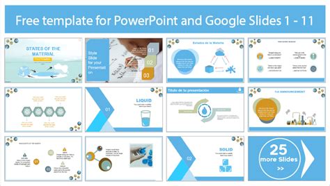 Modern States of Matter Template - PowerPoint Templates and Google Slides