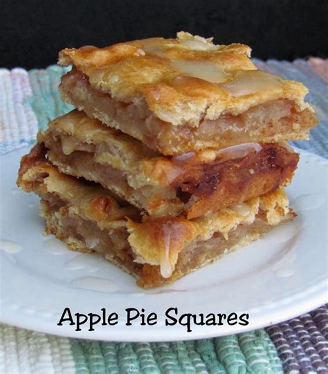 Apple Pie Squares | Easy delicious recipes, Delicious desserts, Dessert recipes