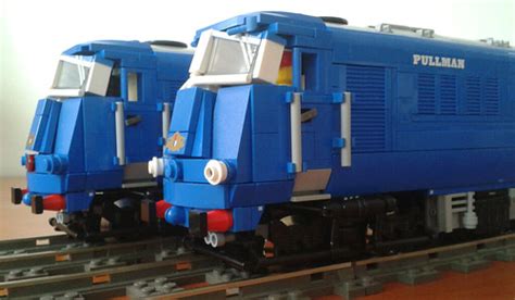 Blue Pullman train in LEGO | The Brothers Brick | The Brothers Brick