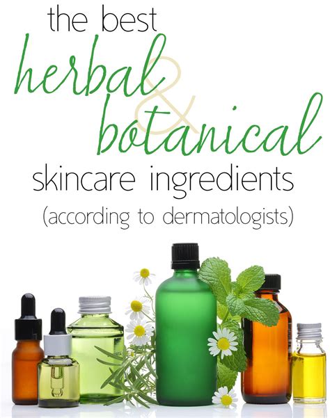 Dermatologists and their Favorite Herbal and Botanical Skincare Ingredients | Skin care, Beauty ...