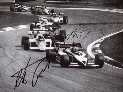 Alain & Nelson Prost & Piquet Autograph | signed photographs