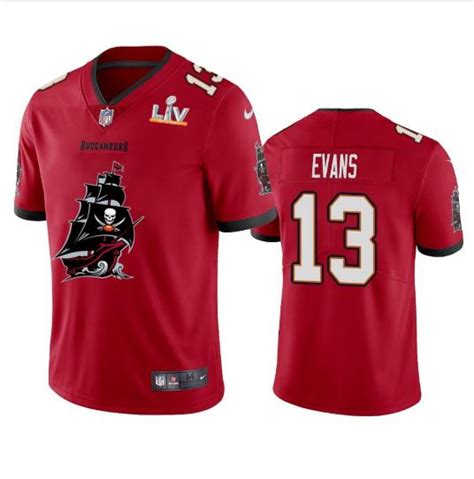 Men Buccaneers #13 Mike Evans Super Bowl LV Champions Team Logo ...