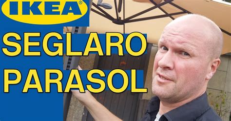 Neil Mossey: IKEA SEGLARO PARASOL for garden or patio, review unboxing and assembly instructions