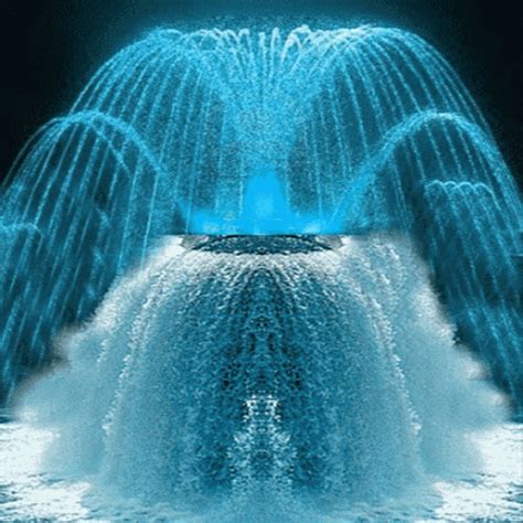 Blue Fountain Live Wallpaper
