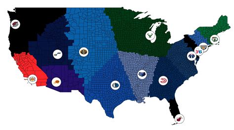 Playoff Imperialism Map (Pt. 8) : r/nba