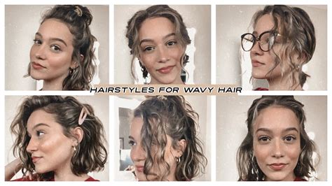 Easy Hairstyles For Short Wavy Hair - YouTube