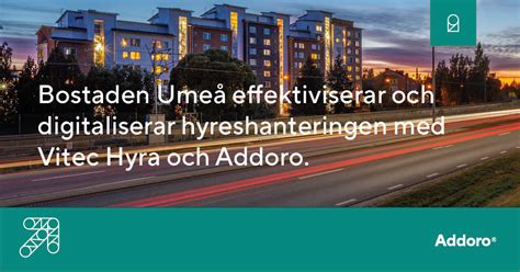 Kundcase - Bostaden Umeå - Vitec - Addoro