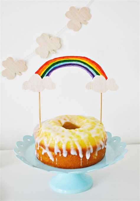 Rainbow Cake Topper | A Joyful Riot