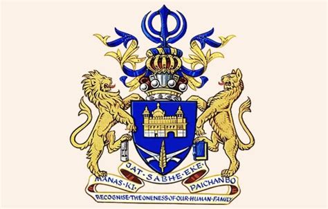 Coat of arms of Lord Indarjit Singh : r/heraldry