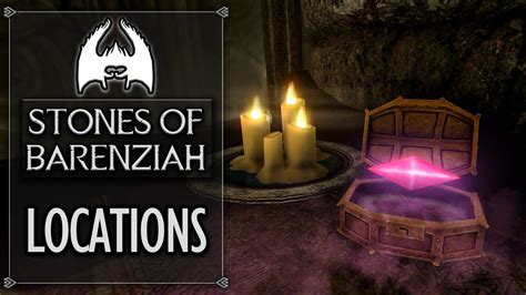 Skyrim - All Stones Of Barenziah Locations - YouTube