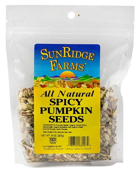 Spicy Pumpkin Seeds - SunRidge Farms