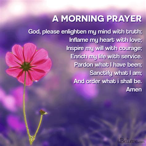 A Morning Prayer