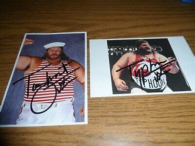 PRO WRESTLER FRED ALEX OTTMAN (TUGBOAT & TYPHOON LOT OF (2) 4X6 PHOTOS ...