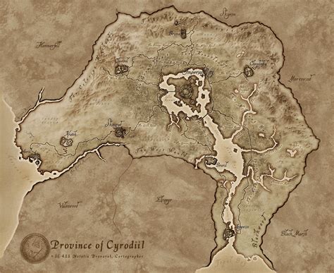 Province of Cyrodiil, Tamriel. | The elder scrolls iv, Elder scrolls, Elder scrolls oblivion