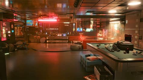 A Cyberpunk 2077 modder is giving V’s apartment some dazzling lifepath ...