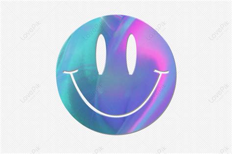 Trend Acid Gradient Smiling Face Decorative Graphics, Abstract Face, Trending, Acid Free PNG And ...