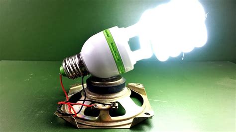 New Free Energy Light Bulb Using Speaker Magnet , Self Running DC Motor New Ideas Project 2019 ...