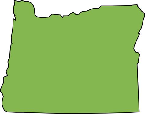 Oregon state outline image - Imagui