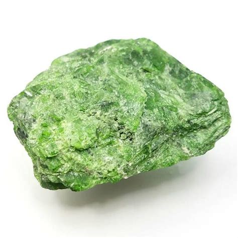 Chrome Diopside Raw Crystal 2.44" Large Rough Palm Stone - For Heart ...