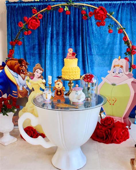 Kara's Party Ideas Beauty and the Beast Party - eEventonline.com