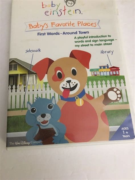 Baby Einstein - Baby's Favorite Places First Words Around Town (DVD, 2006)TESTED - DVDs & Blu ...