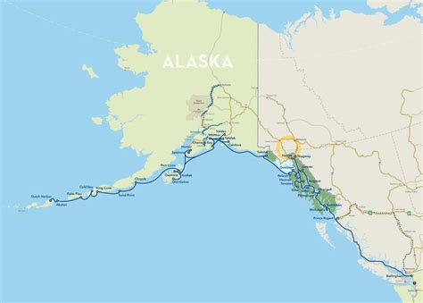 Alaska Marine Highway Ferry Maps