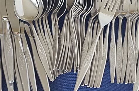 Oneida Community WOODMERE Flatware Stainless Steel 47 Piece Mixed Lot ...