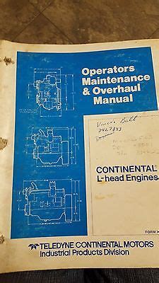 Teledyne Continental Motors Parts Catalog | eBay