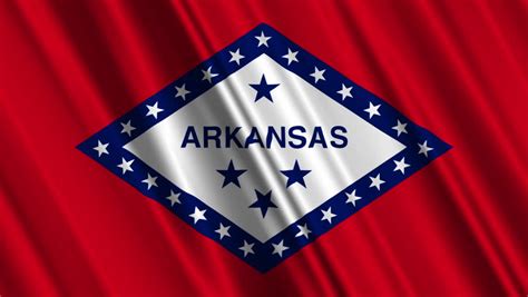 Arkansas Flag Loop 1 Stock Footage Video 1372675 - Shutterstock