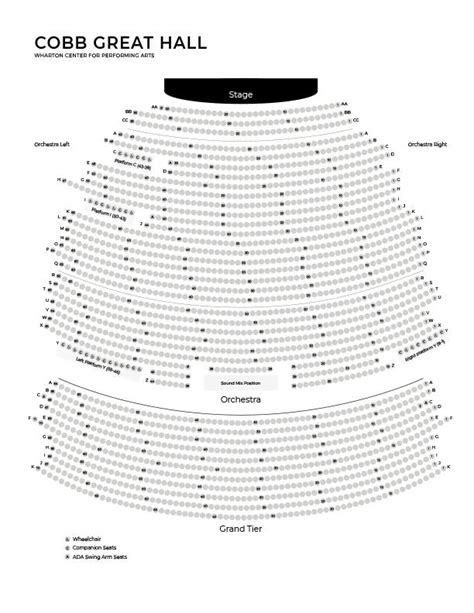 Peace Center Seating Chart | Cabinets Matttroy