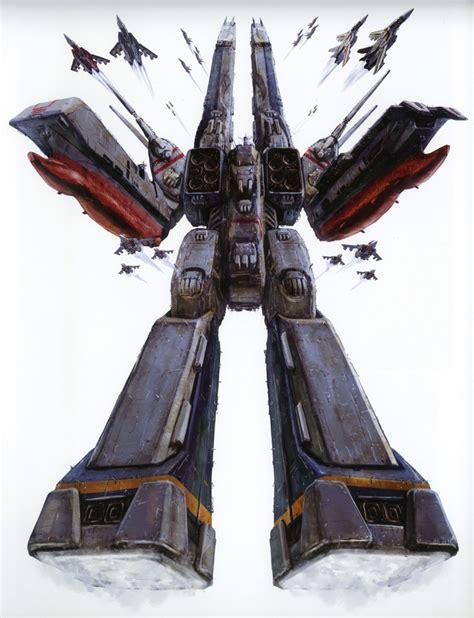 Macross, SDF-1, by takani yoshiyuki | Anime mech, Robots de época ...