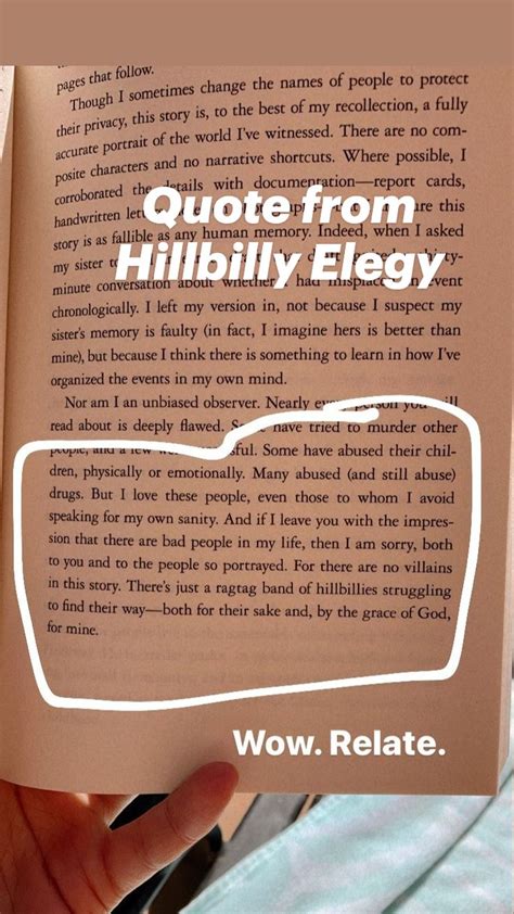 Quote from Hillbilly Elegy: An immersive guide by Lindsay Adkinson