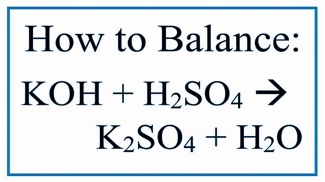 Great Ammonia Plus Sulphuric Acid Balancing Equations Practice Problems ...