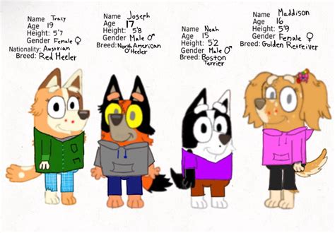 My Bluey OC characters by joedrawz5414q on DeviantArt