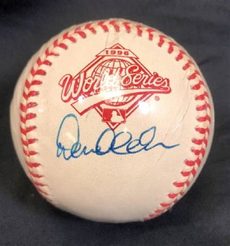 Signed Derek Jeter World Series Ball