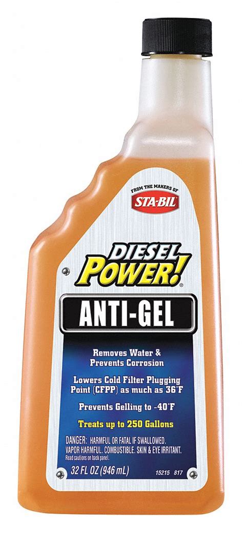 DIESEL POWER Diesel Fuel Anti-Gel, Liquid, 32 oz. - 481Z31|15215 - Grainger