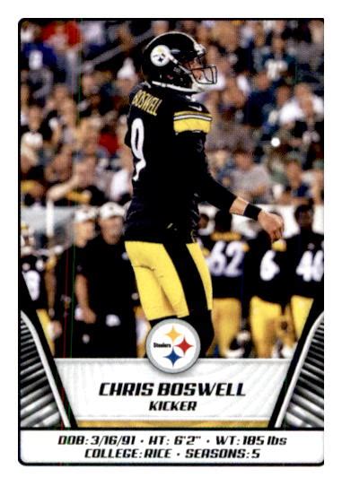 Buy Chris Boswell Cards Online | Chris Boswell Football Price Guide - Beckett