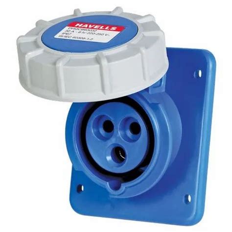 32A 3 Pin PVC Industrial Socket at Rs 884 in Kolkata | ID: 21327472848