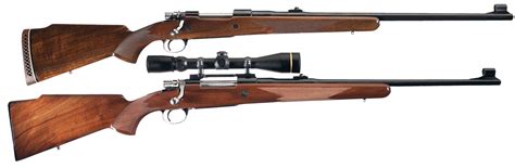 Two Belgian Browning Safari Grade High Power Bolt Action Rifles | Rock ...